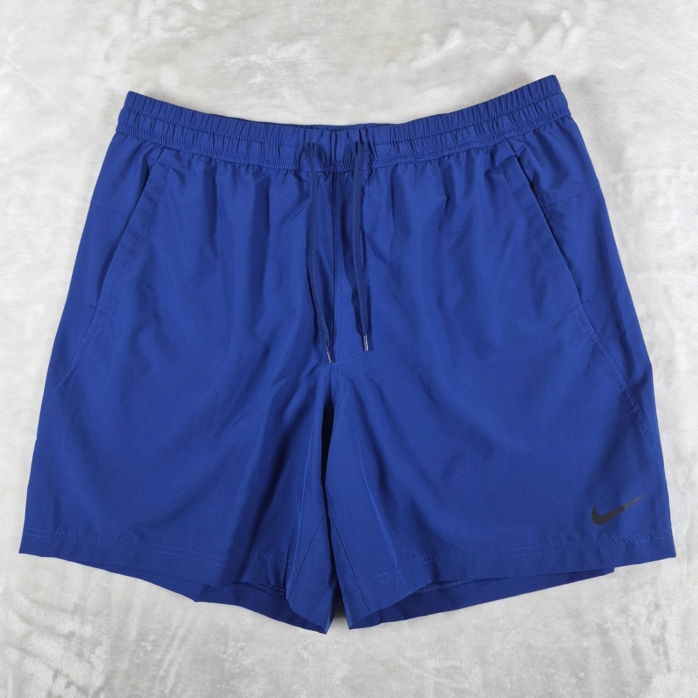 Nike Dri-FIT Lightweight Training Shorts Men's Large Blue 7" DV9857-455 NWT